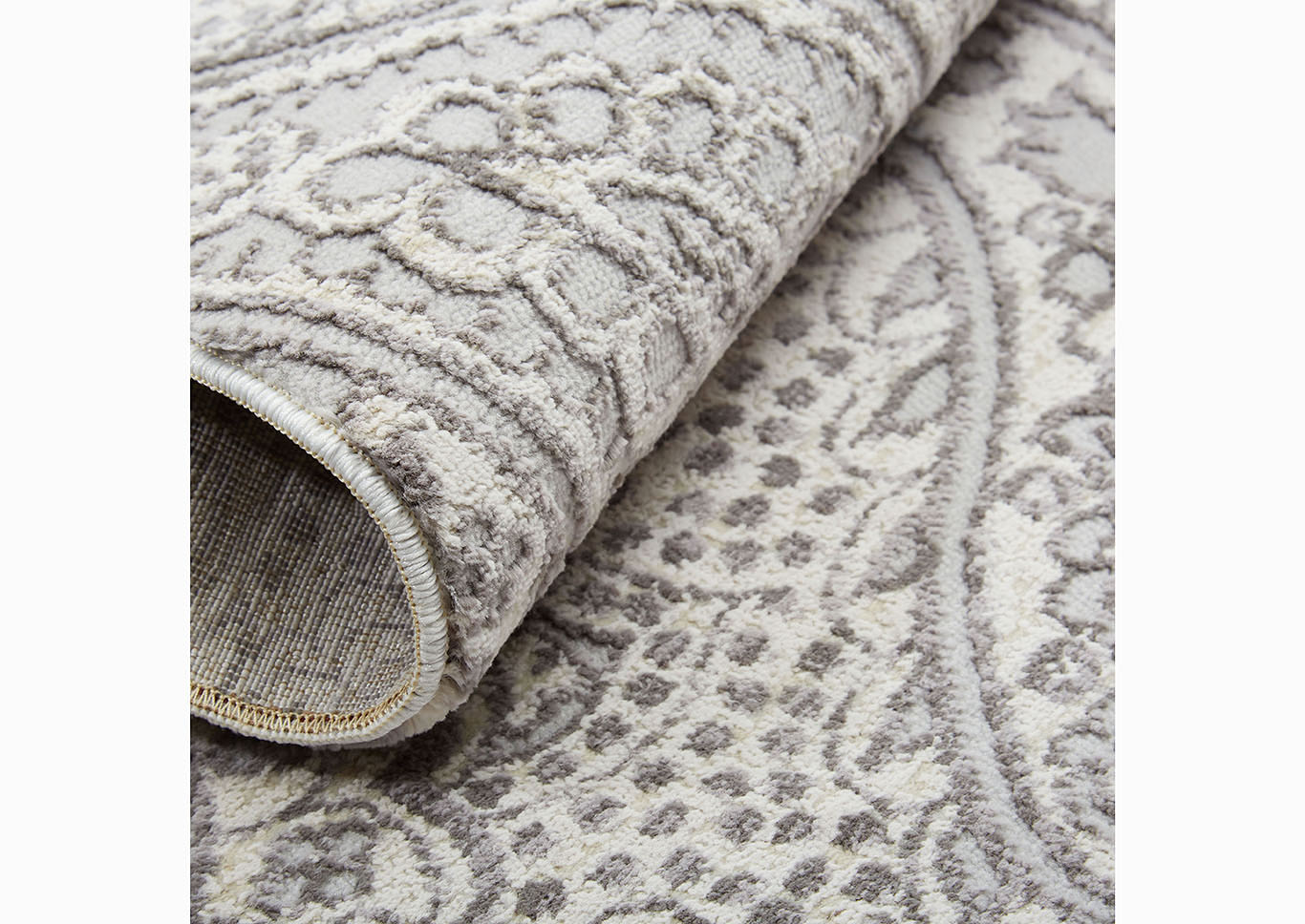 Home Dynamix Christian Siriano Brooksville Windsor Transitional Area Rug 31"x47" Paisley Ivory/Gray/Blue,Home Dynamix
